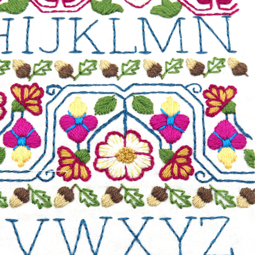 18th Century Sampler Hand Embroidery Kit - Image 5