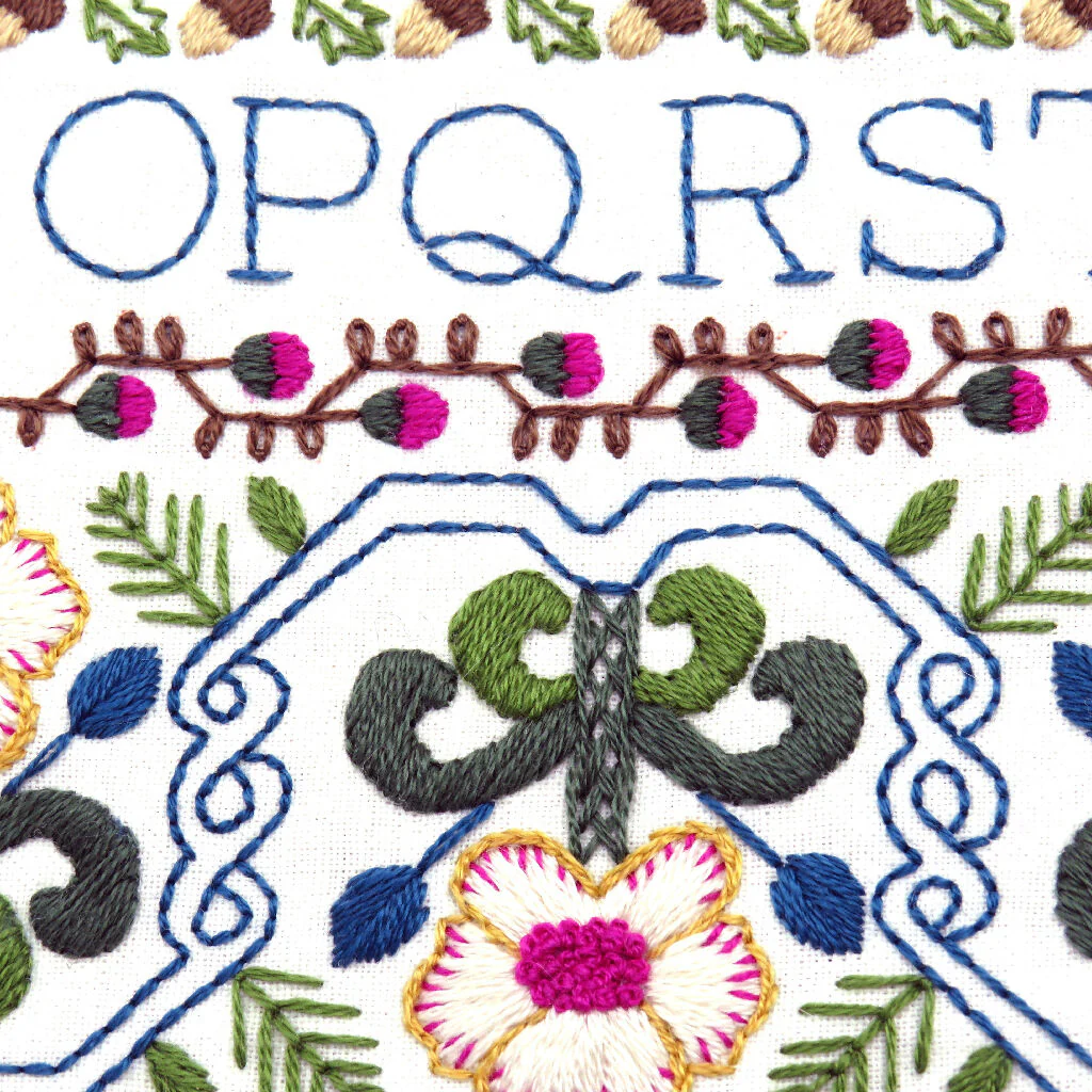 18th Century Sampler Hand Embroidery Kit - Image 7