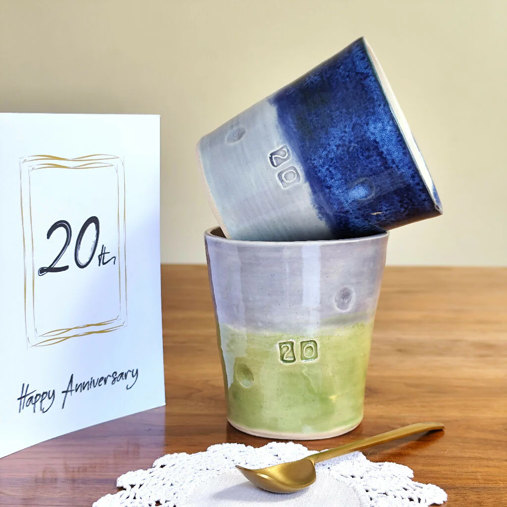 20th Birthday And Wedding Anniversary Mug Tumbler