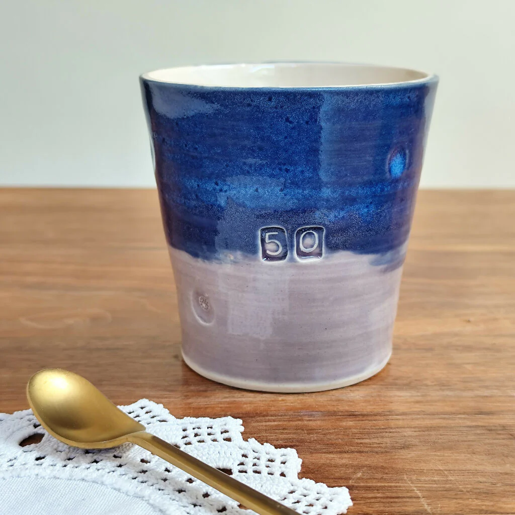 50th Birthday And Wedding Anniversary Mug Tumbler - Image 5