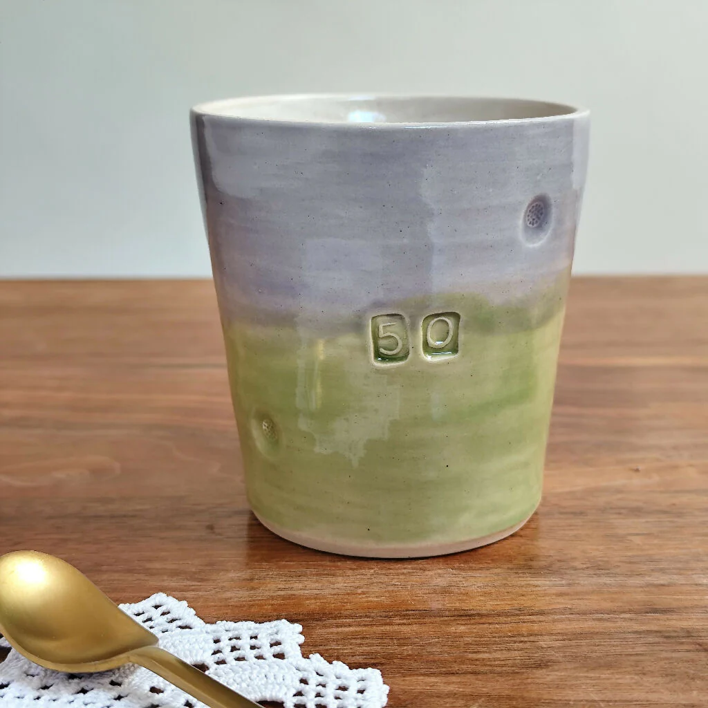 50th Birthday And Wedding Anniversary Mug Tumbler - Image 6