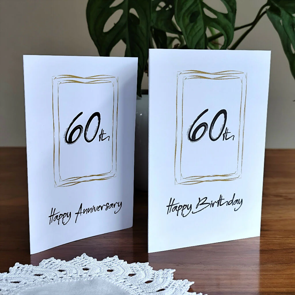 60th Birthday Anniversary Handmade Vase With Ceramic Tag - Image 7