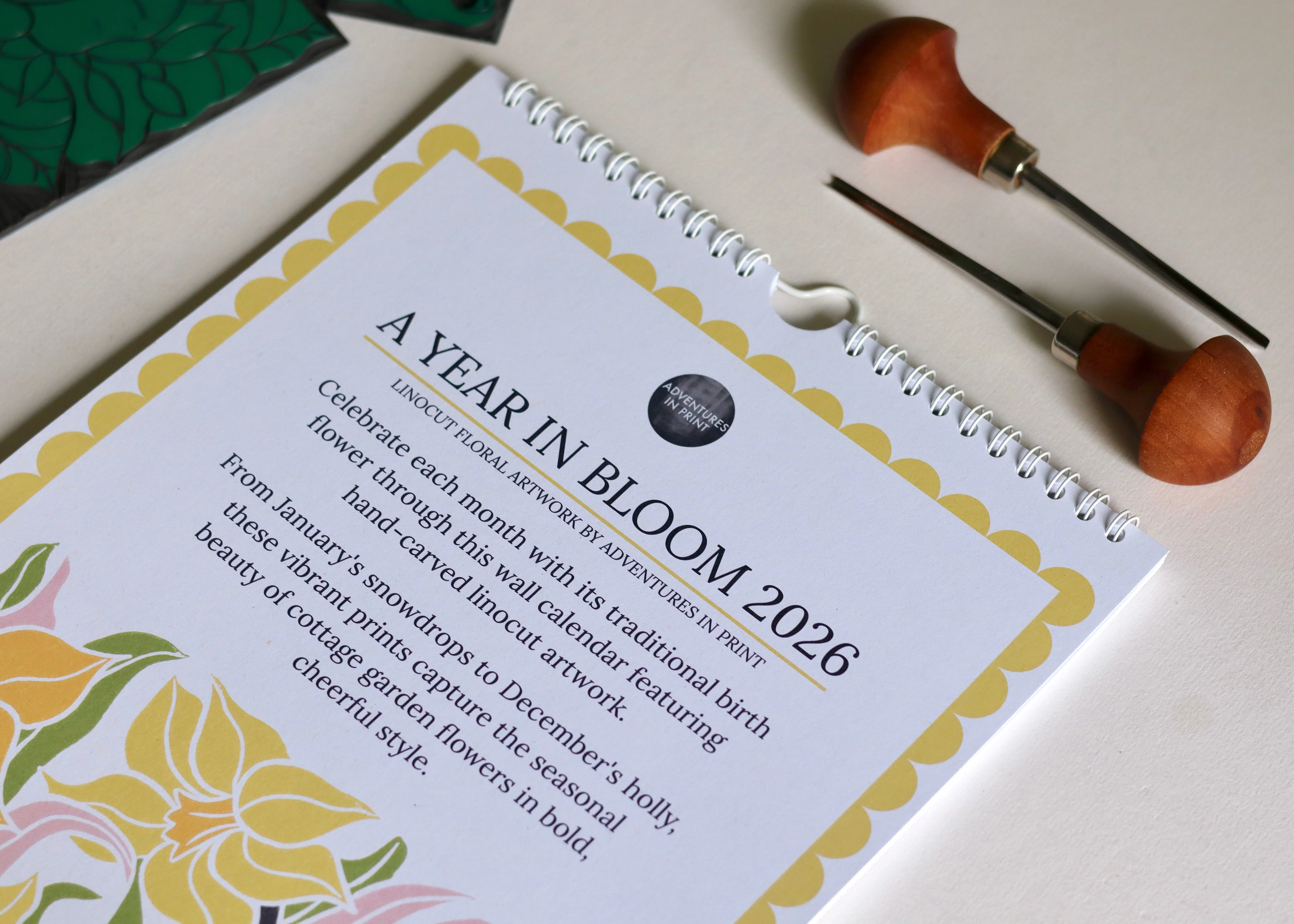 A Year in Bloom Hanging Wall Calendar 2026 - Image 10