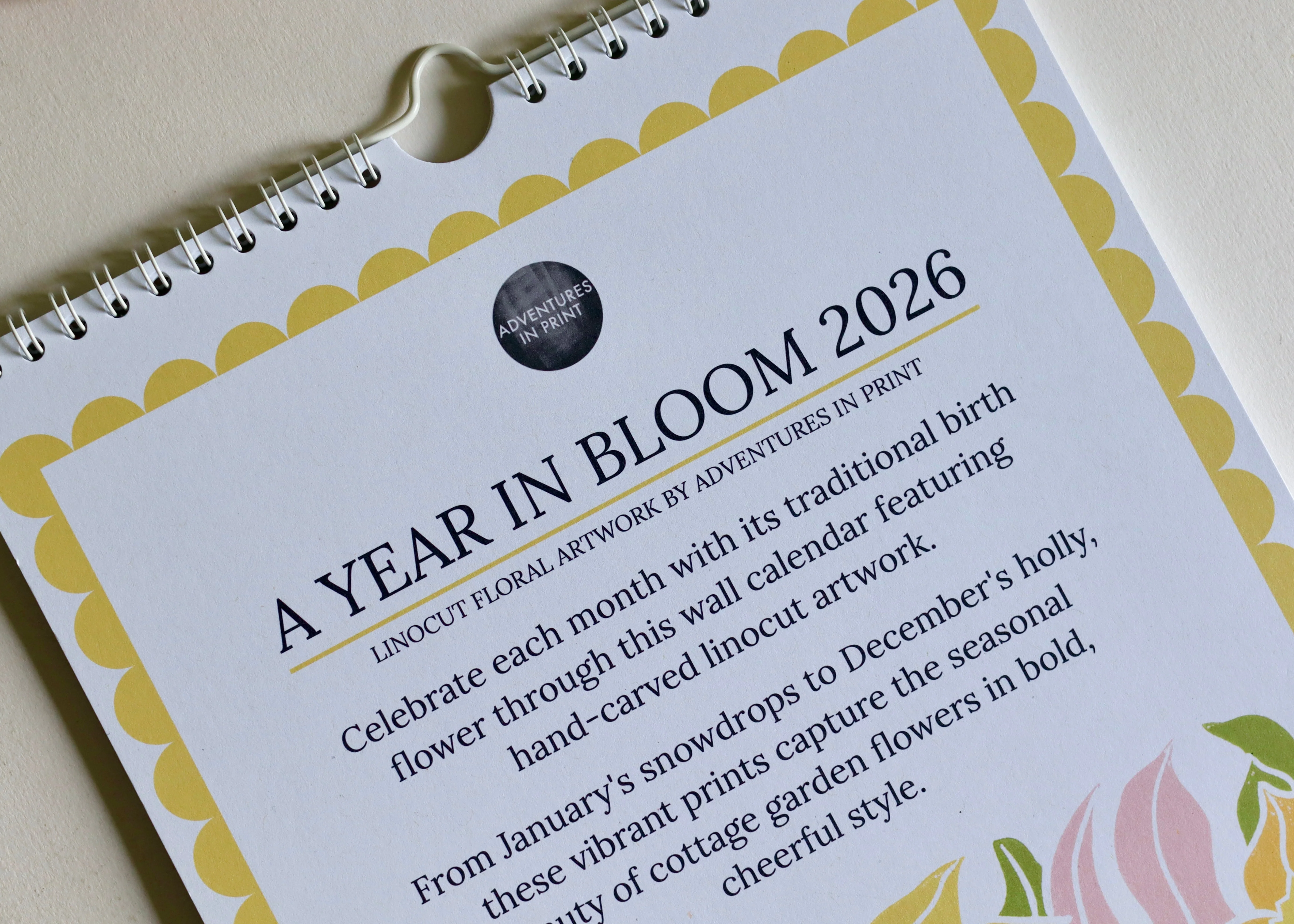 A Year in Bloom Hanging Wall Calendar 2026 - Image 11