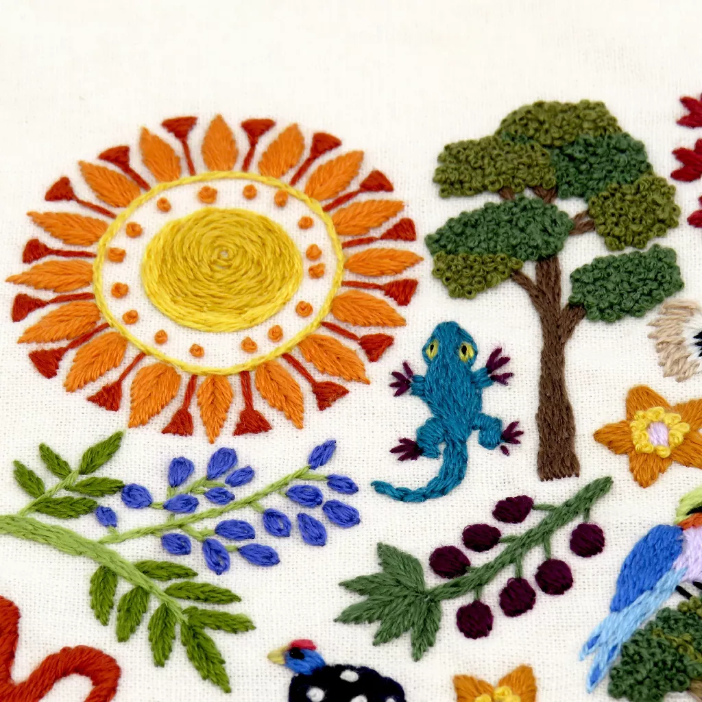 African Savanna, Hand Embroidery Kit Design - Image 4