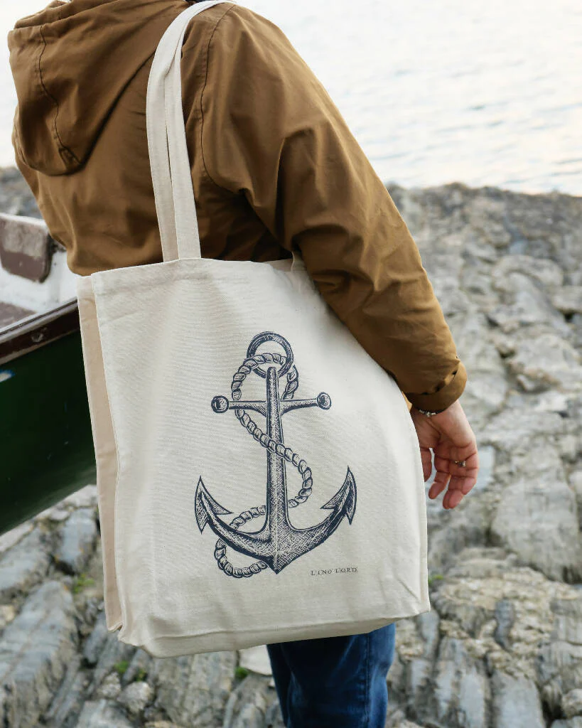 Anchor Canvas Shopper Bag