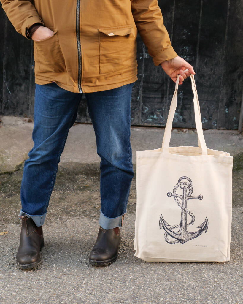 Anchor Canvas Shopper Bag - Image 2