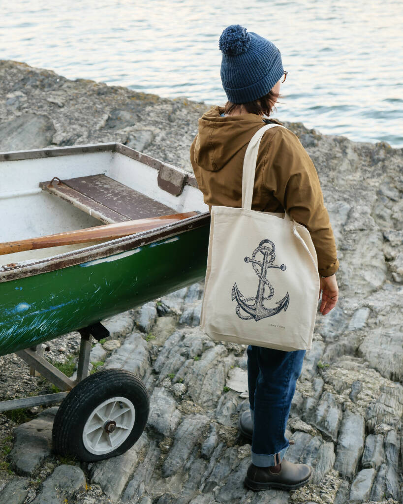 Anchor Canvas Shopper Bag - Image 5