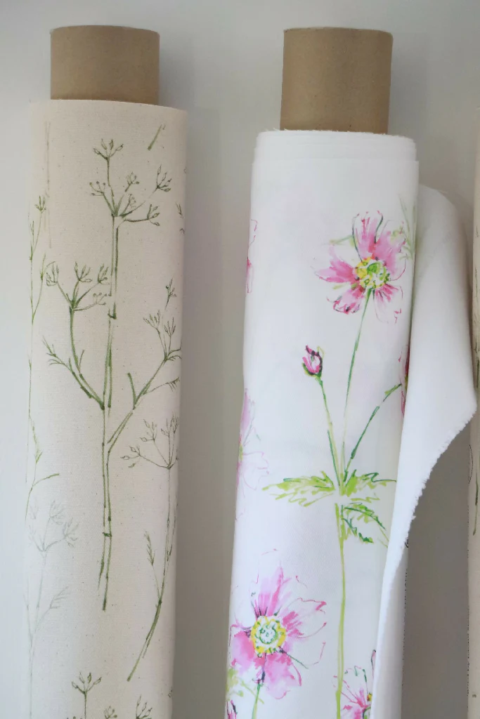 Anemone in Bloom Soft Furnishing Fabric - Image 8