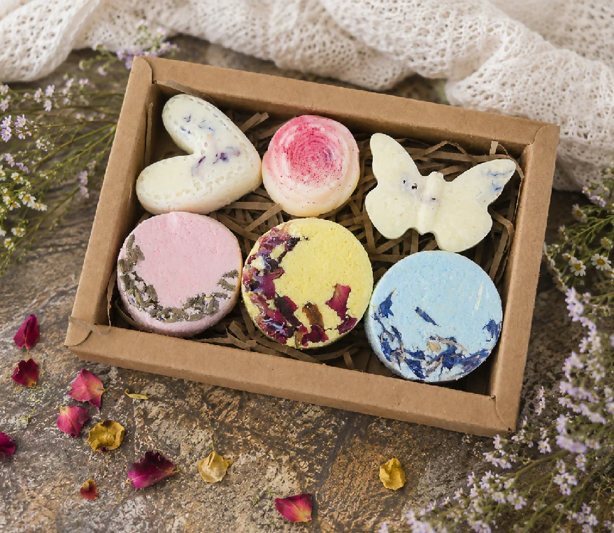 Aromatherapy Shower steamer & Bath Melt Travel set / Discovery set