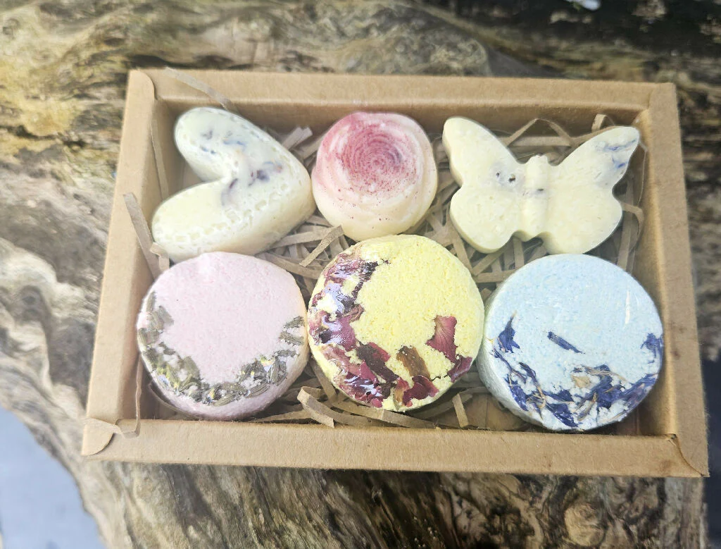 Aromatherapy Shower steamer & Bath Melt Travel set / Discovery set - Image 6