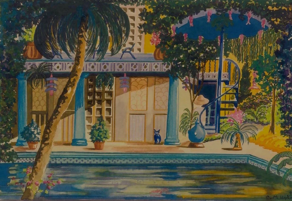 CAROLE MORGAN HOPKIN'S DAWN RIDGE, BEVERLY HILLS