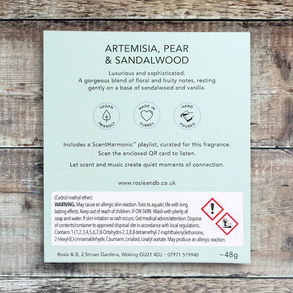 Artemisia, Pear & Sandalwood Wax Melts - Image 3