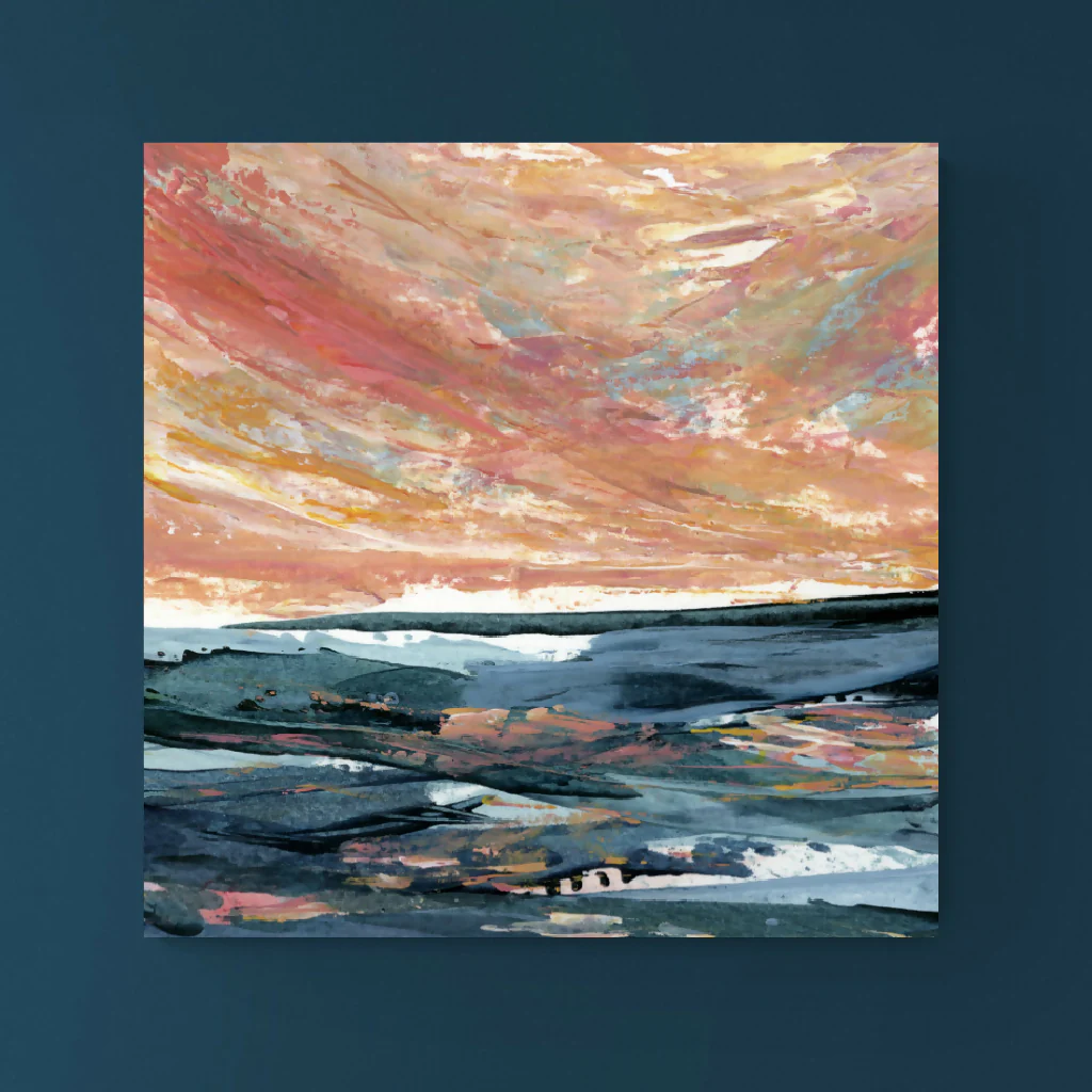 'As Joy Bursts Across the Sky’ Seascape Art Print