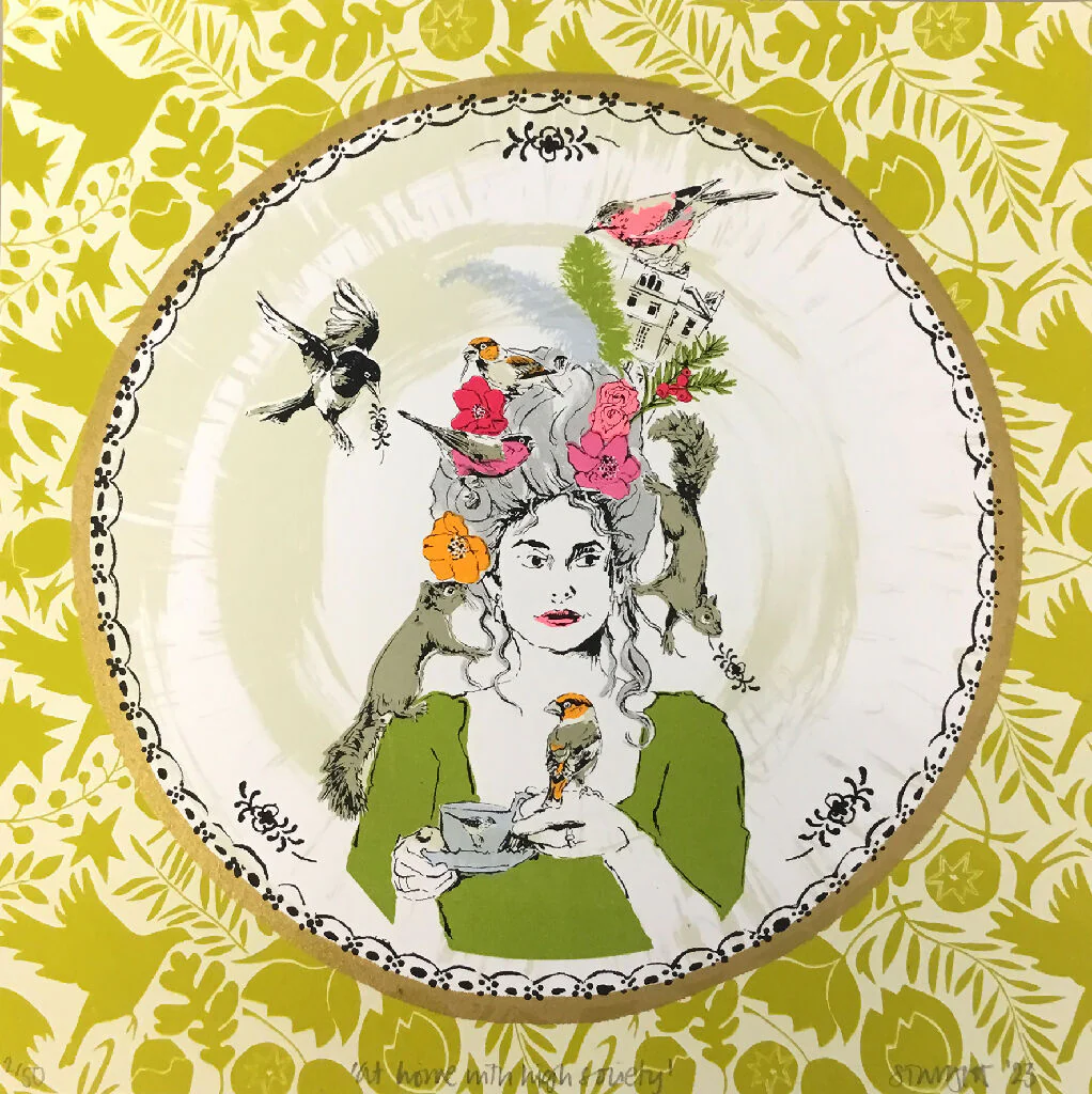 At Home with High Society Limited Edition Screenprint - Image 2