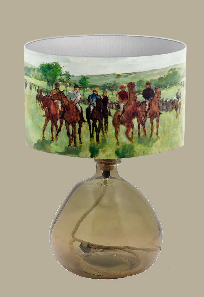 'At the Races' Illustrated Handmade Lampshade - Image 5