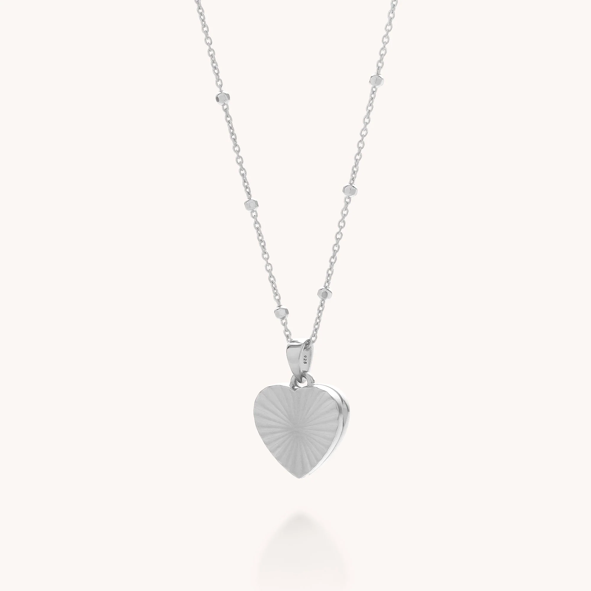Aura Heart Locket Necklace
