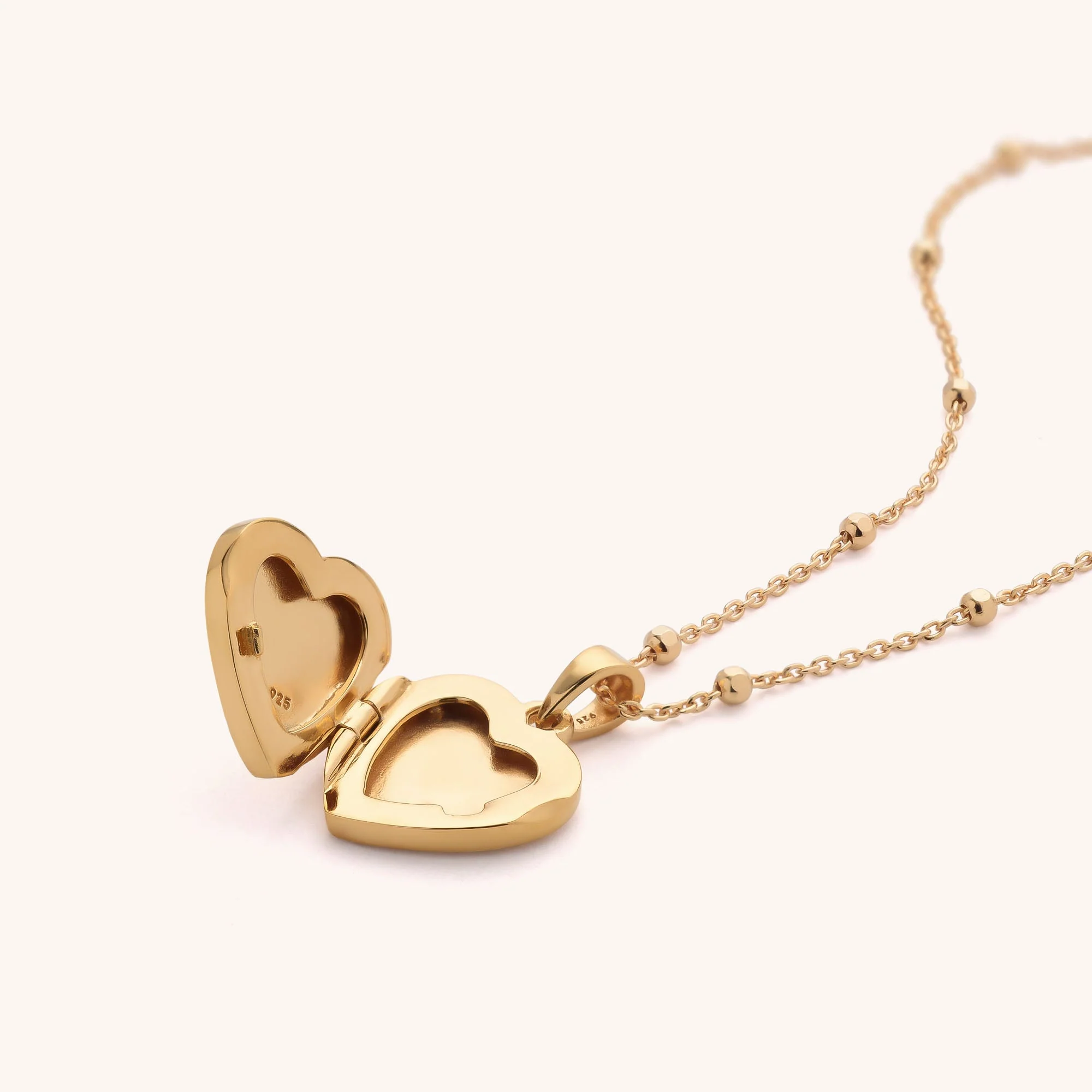 Aura Heart Locket Necklace - Image 6