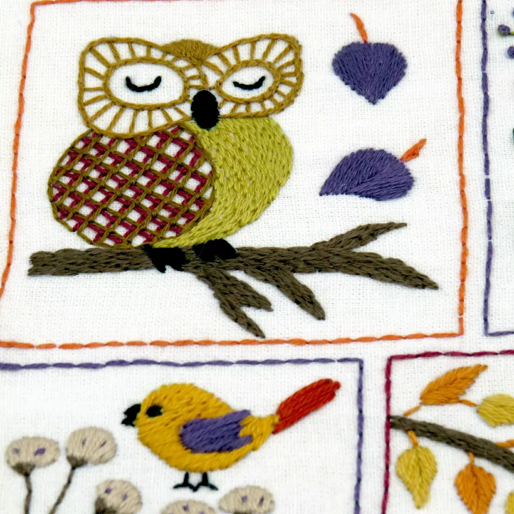 Autumn Splendour Hand Embroidery Kit - Image 3
