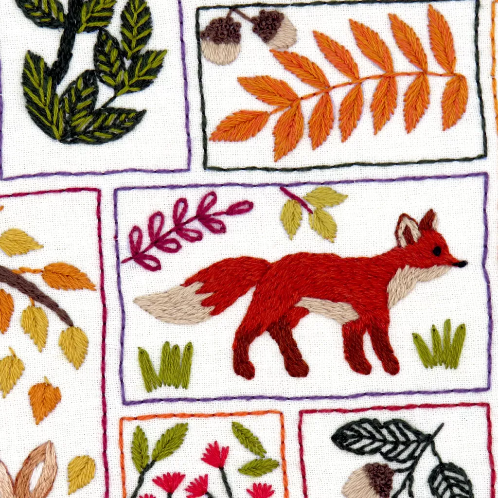 Autumn Splendour Hand Embroidery Kit - Image 4