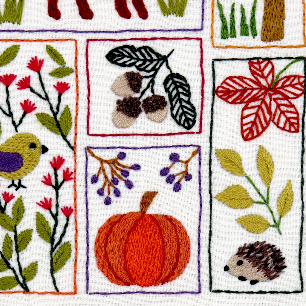 Autumn Splendour Hand Embroidery Kit - Image 5