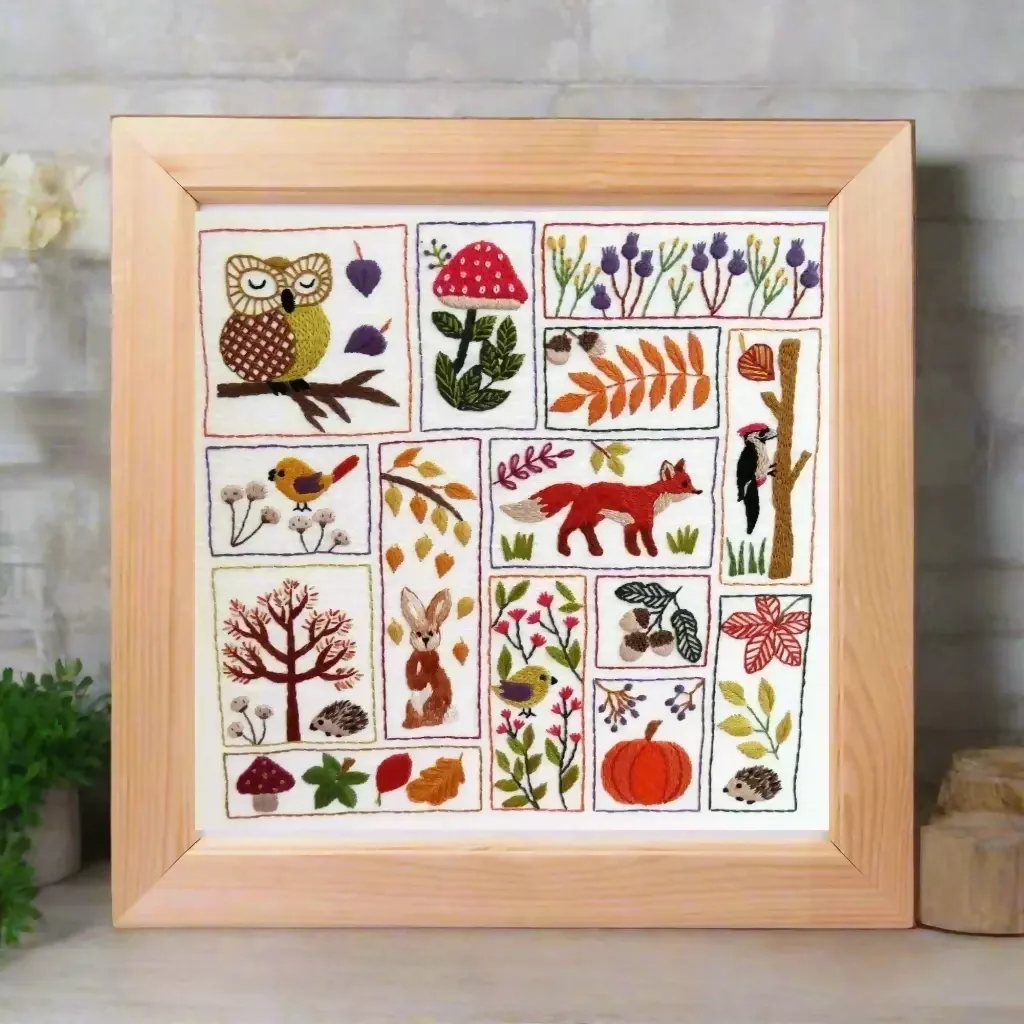 Autumn Splendour Hand Embroidery Kit - Image 6