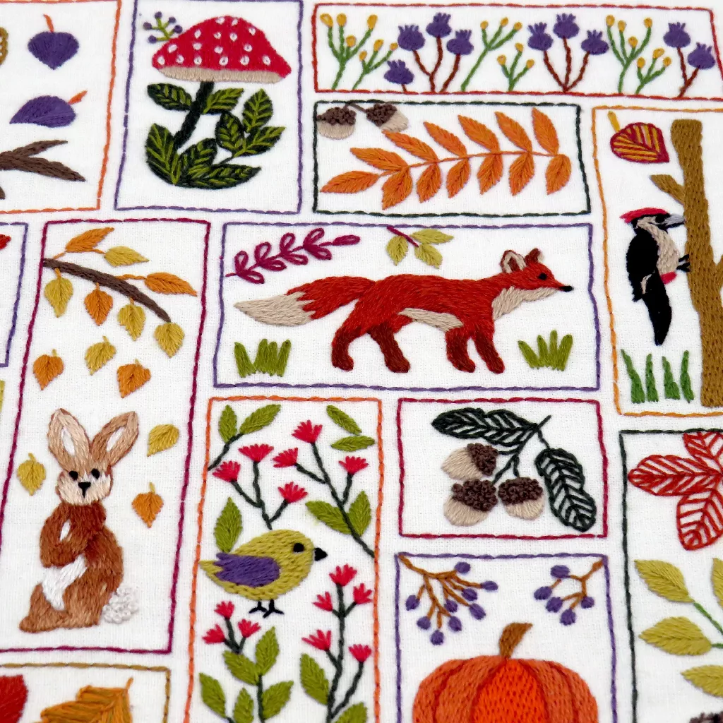 Autumn Splendour Hand Embroidery Kit - Image 7