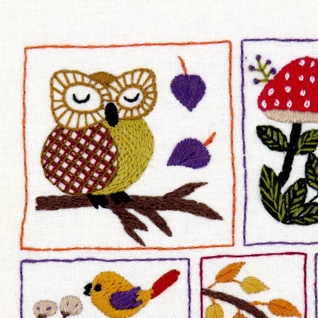 Autumn Splendour Hand Embroidery Kit - Image 9