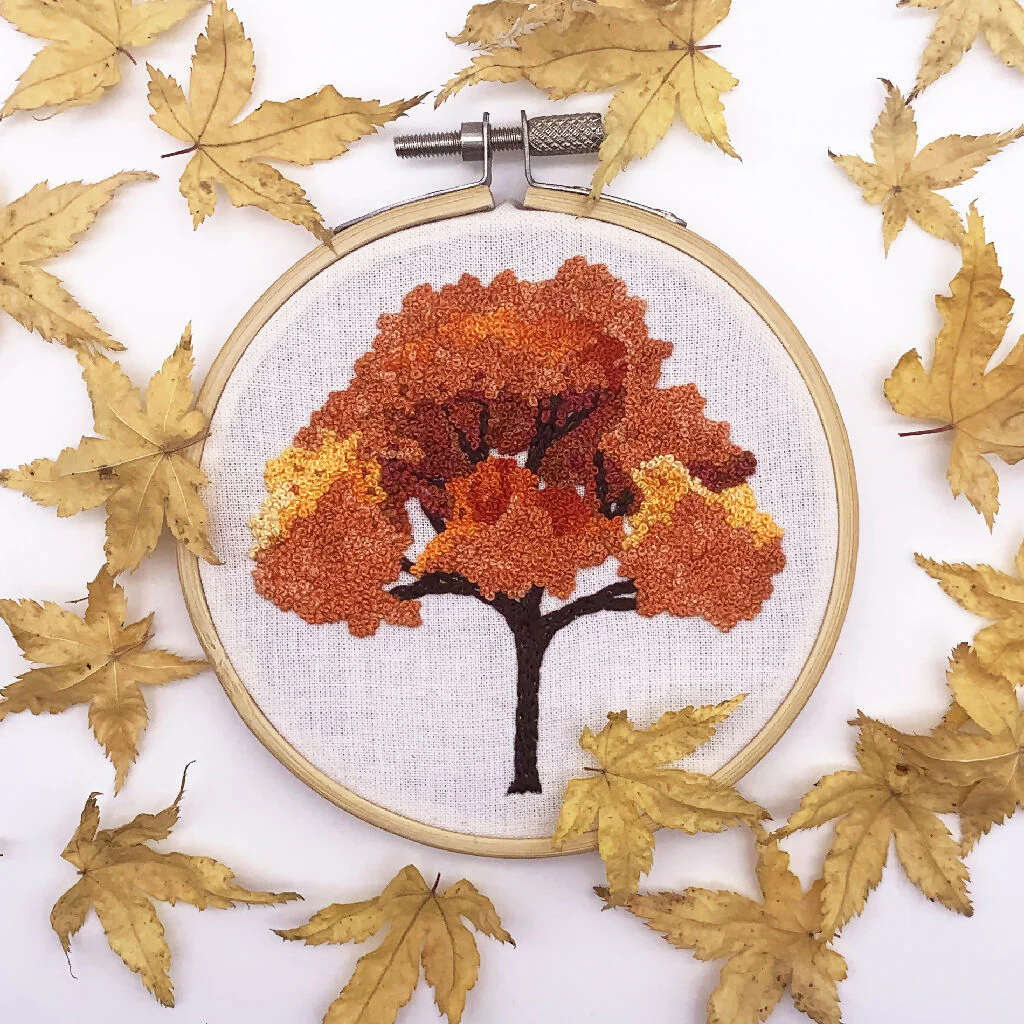 Autumn Tree Embroidery Kit - Image 6