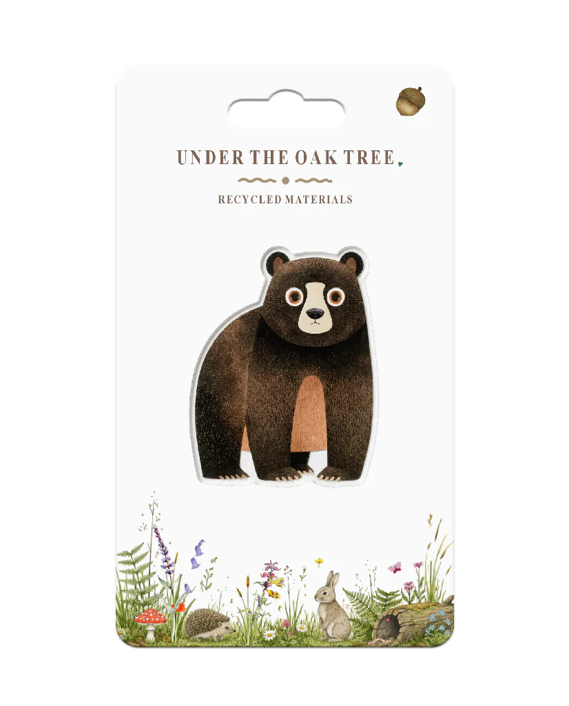 Badge - Brown Bear Brown Canada Wildlife Nature Brooch Gift