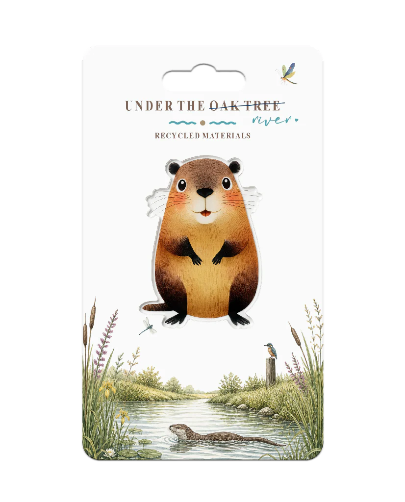 Badge - Capybara River Countryside Wildlife Brooch