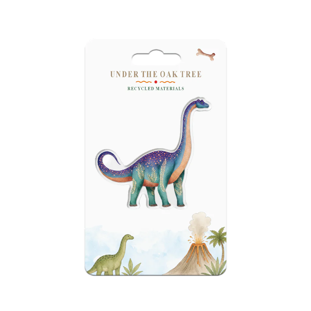 Badge - Dinosaur Brachiosaurus Natural History Brooch Gift