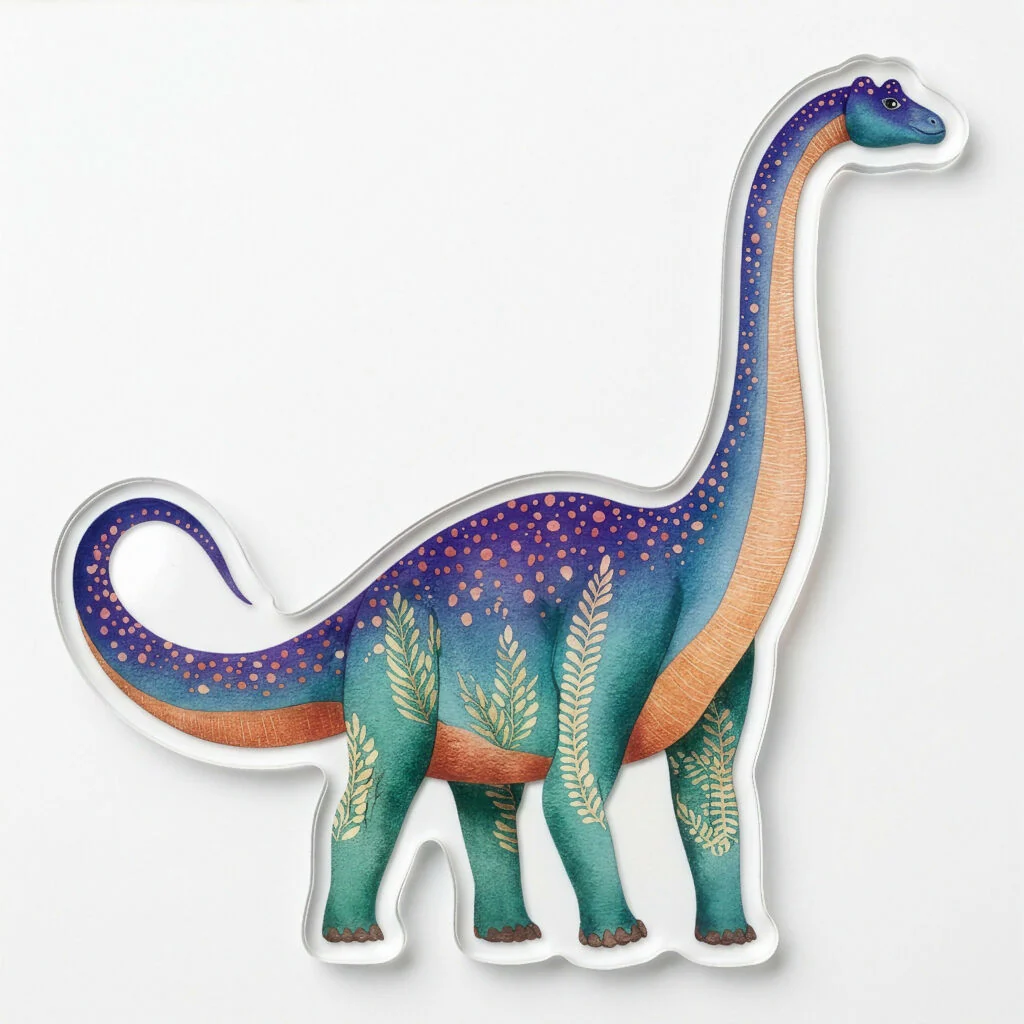 Badge - Dinosaur Brachiosaurus Natural History Brooch Gift - Image 2
