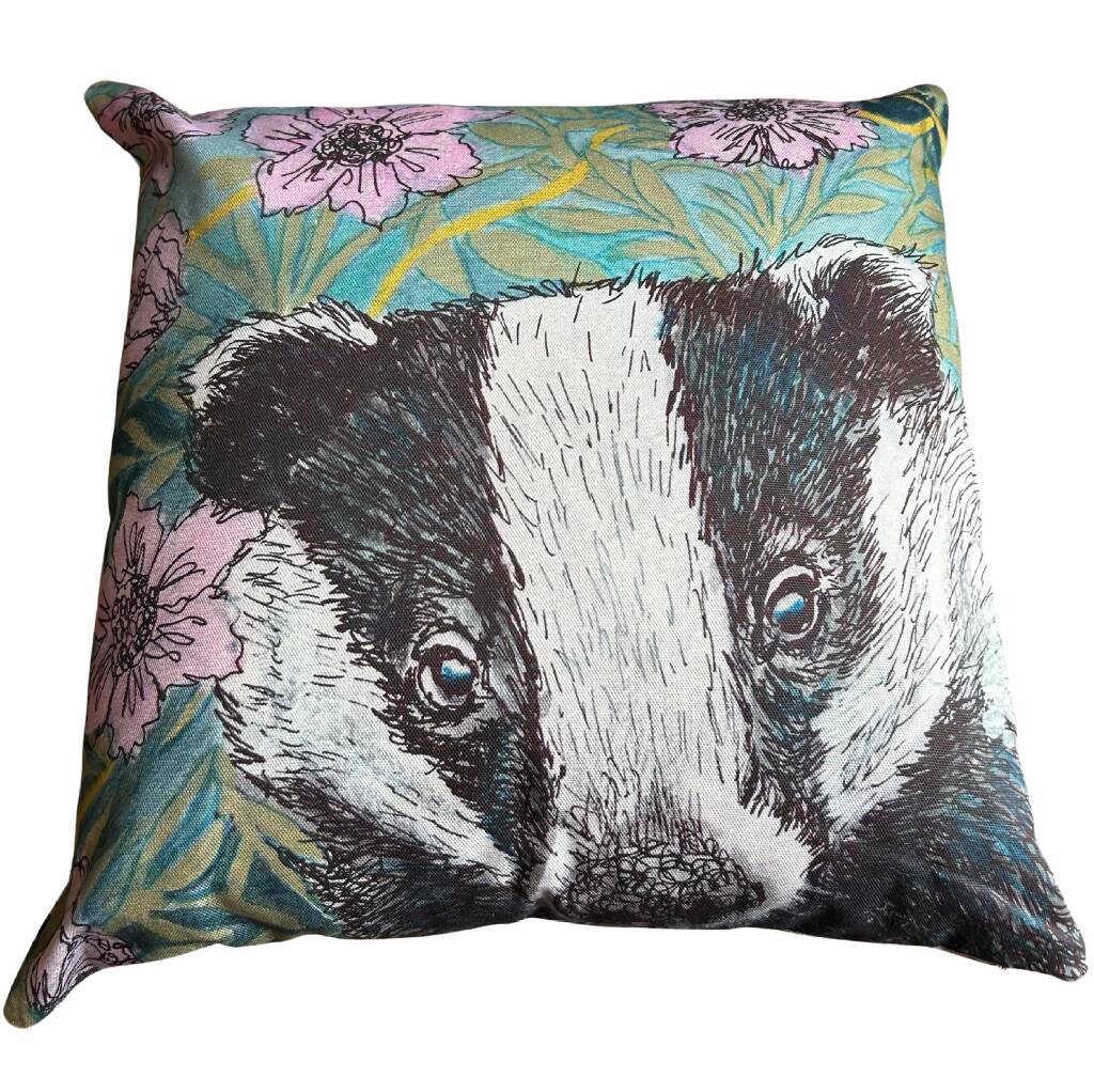 Badger Double Sided Cushion Cover - Image 2