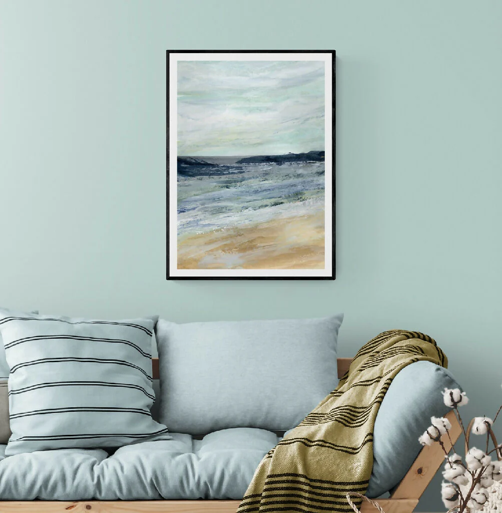 'Beach Days’ Seascape A4 Art Print - Image 2