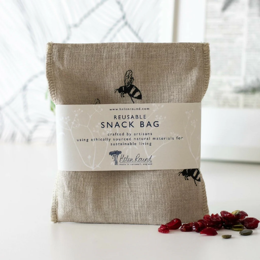 Bee Reusable Snack Bag - Image 5