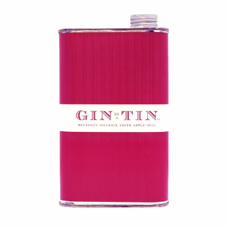 LONDON DRY BEETROOT, GRANNIE SMITH APPLE & DILL GIN IN A TIN - 50cl Tin - Image 2