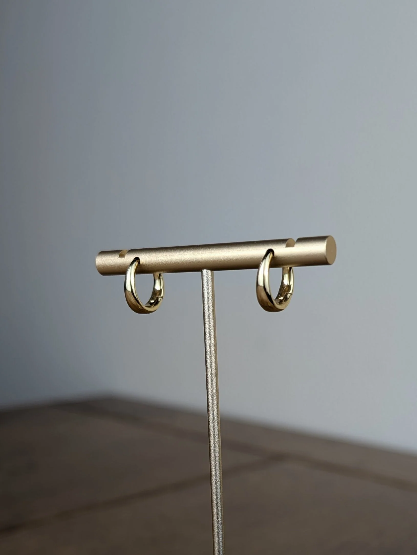 Bell Huggie Hoops