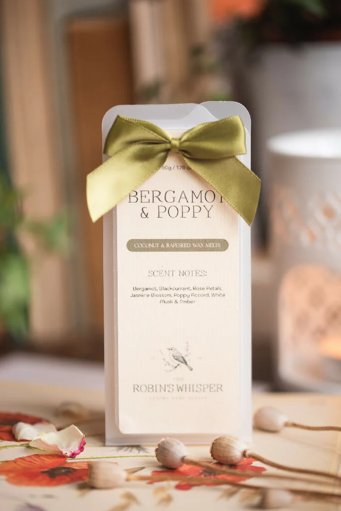Bergamot and Poppy Botanical Wax melt - Image 3