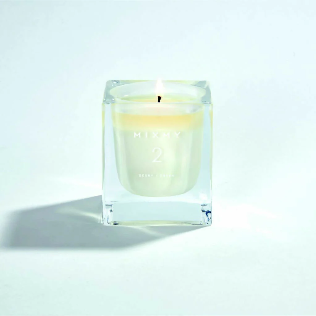 2. Berry / Green Primary Candle - Image 2