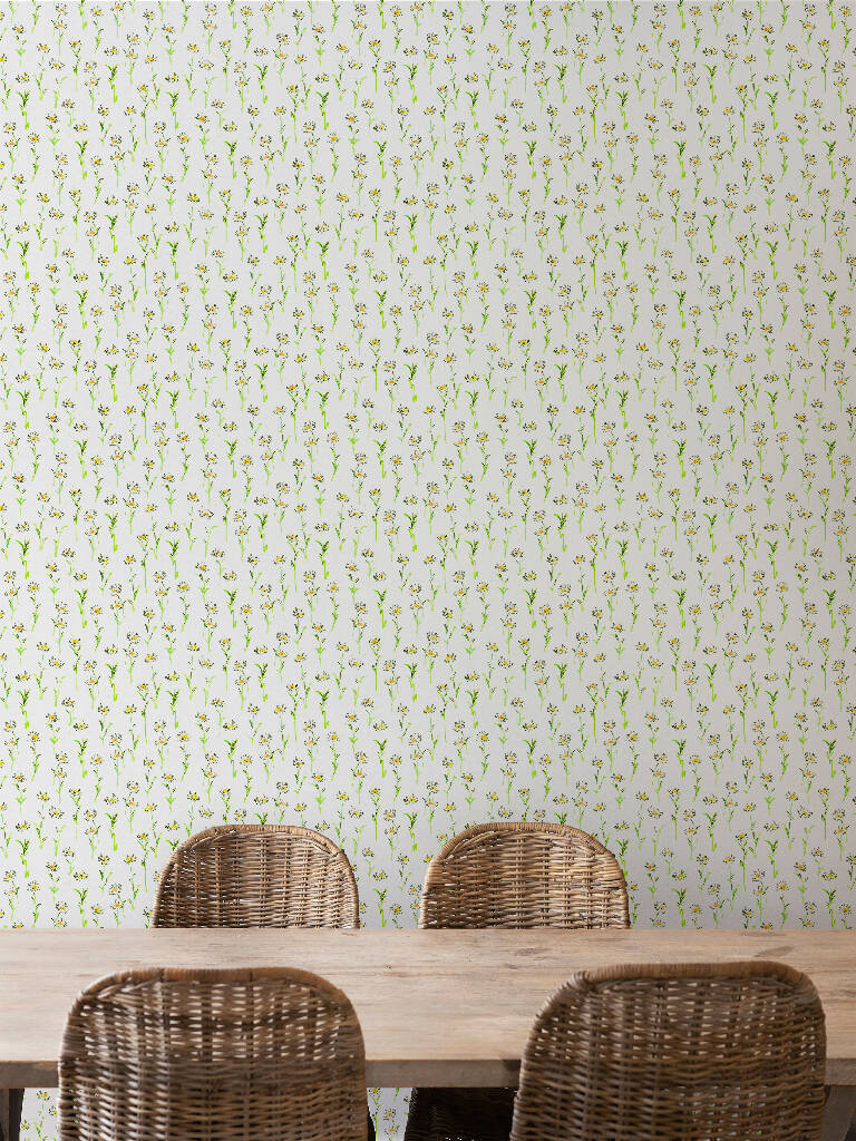 Betsy Vintage Inspired Flora Sustainable Wallpaper - Image 2