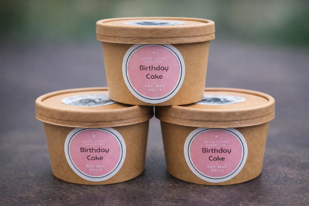 Birthday cake soy wax melts- Vegan and cruelty-free - Image 7