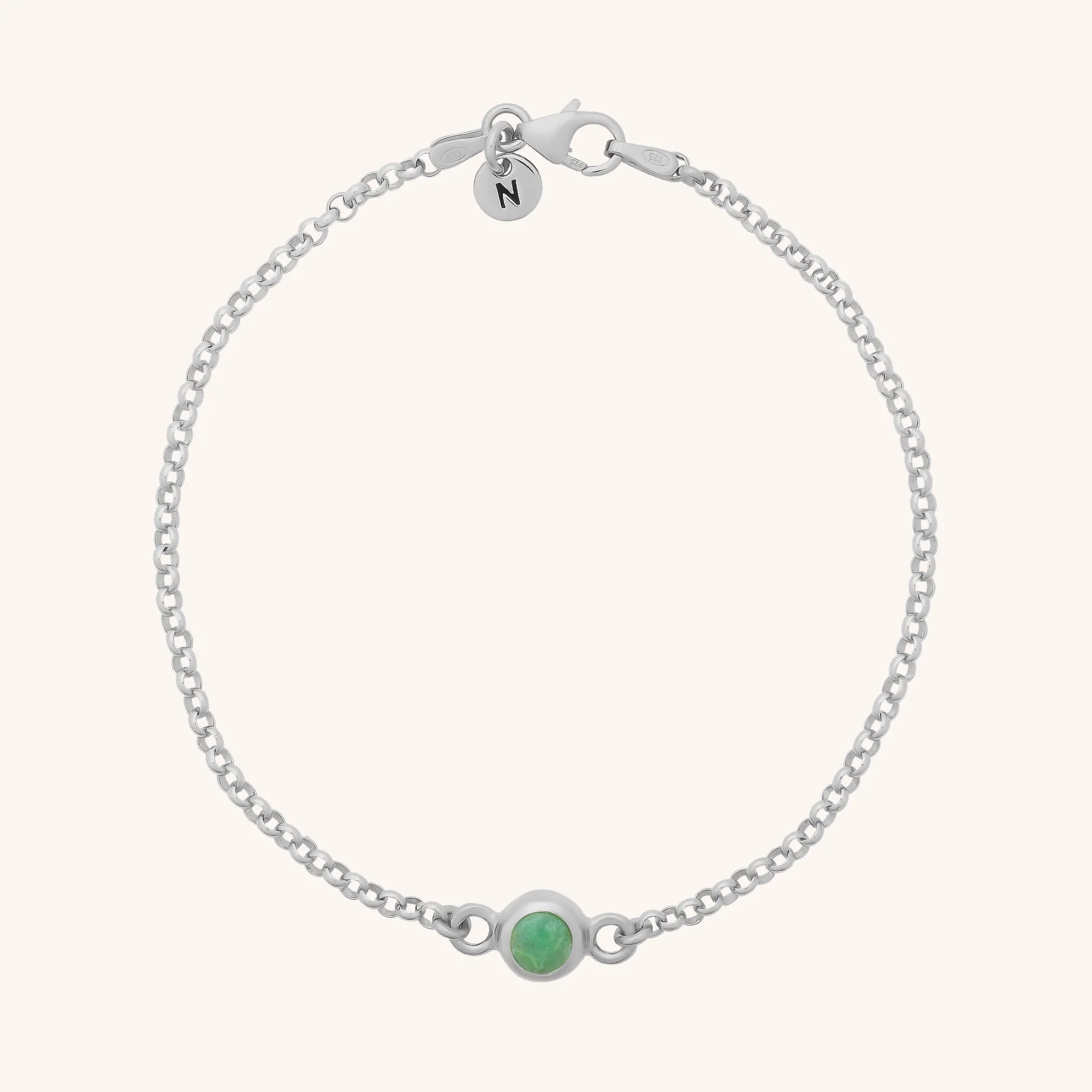 Birthstone Gem Dot Bracelet - May - Image 2