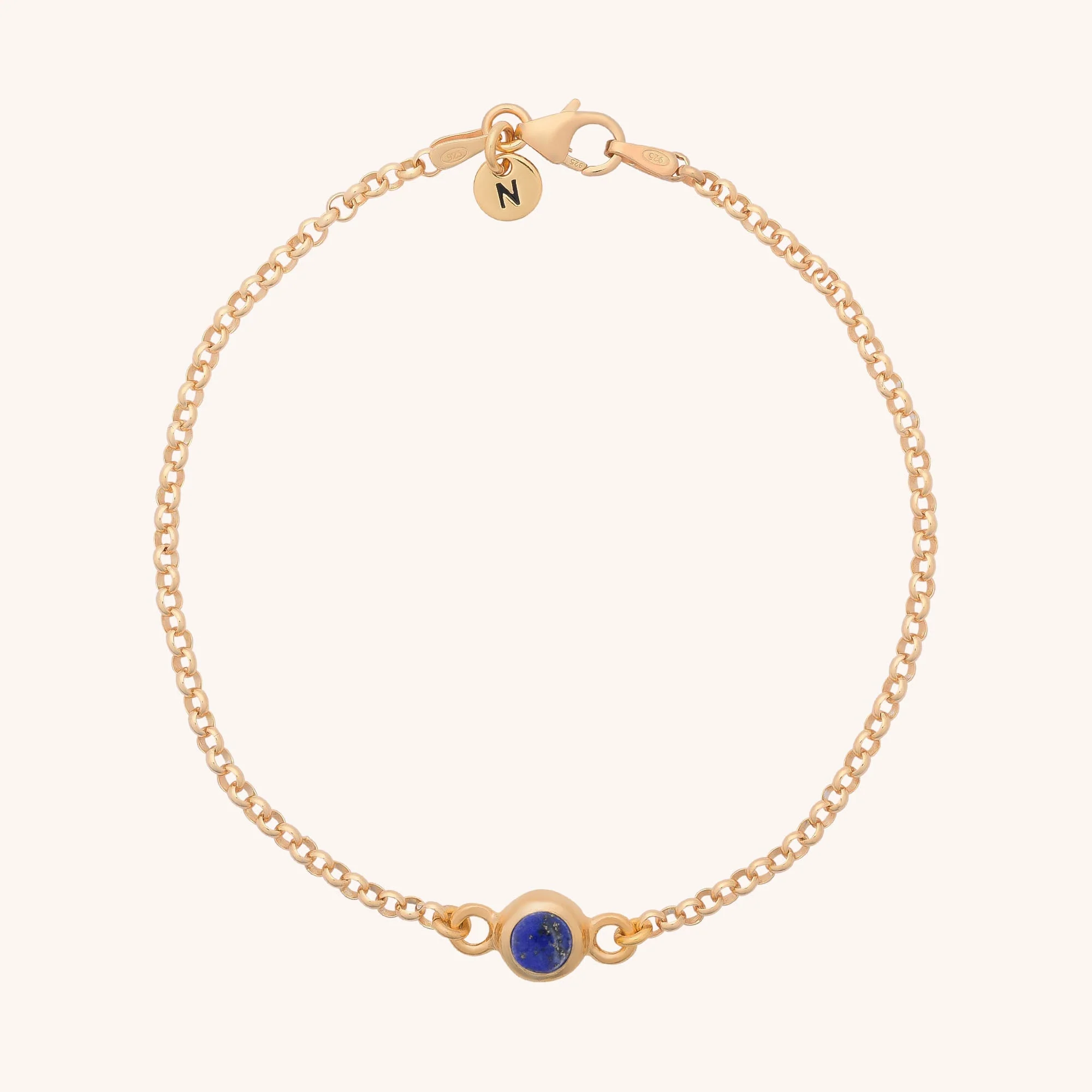 Birthstone Gem Dot Bracelet - September - Image 2