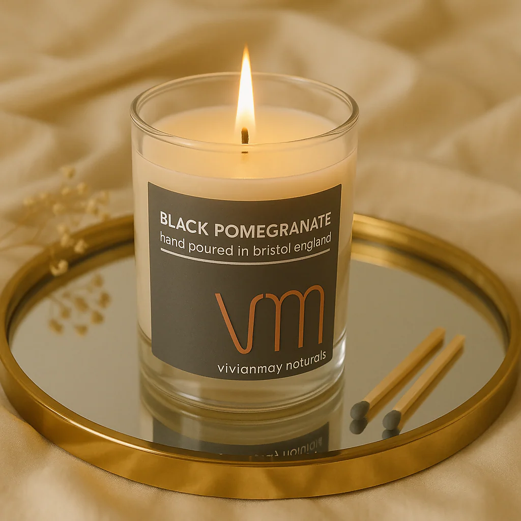 Black Pomegranate Soy Candle