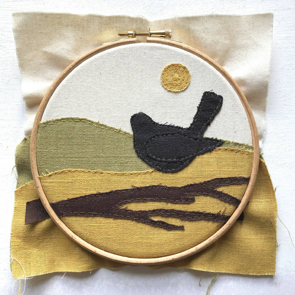 Blackbird Appliqué and Embroidery Kit - Image 5