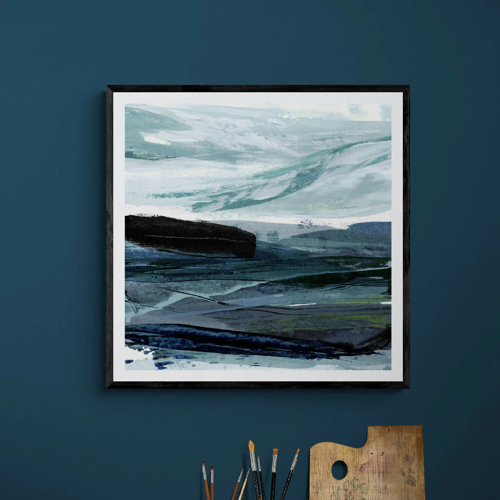 'Blow Away the Cobwebs' Seascape Art Print - Image 2