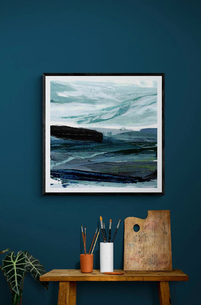 'Blow Away the Cobwebs' Seascape Art Print - Image 3
