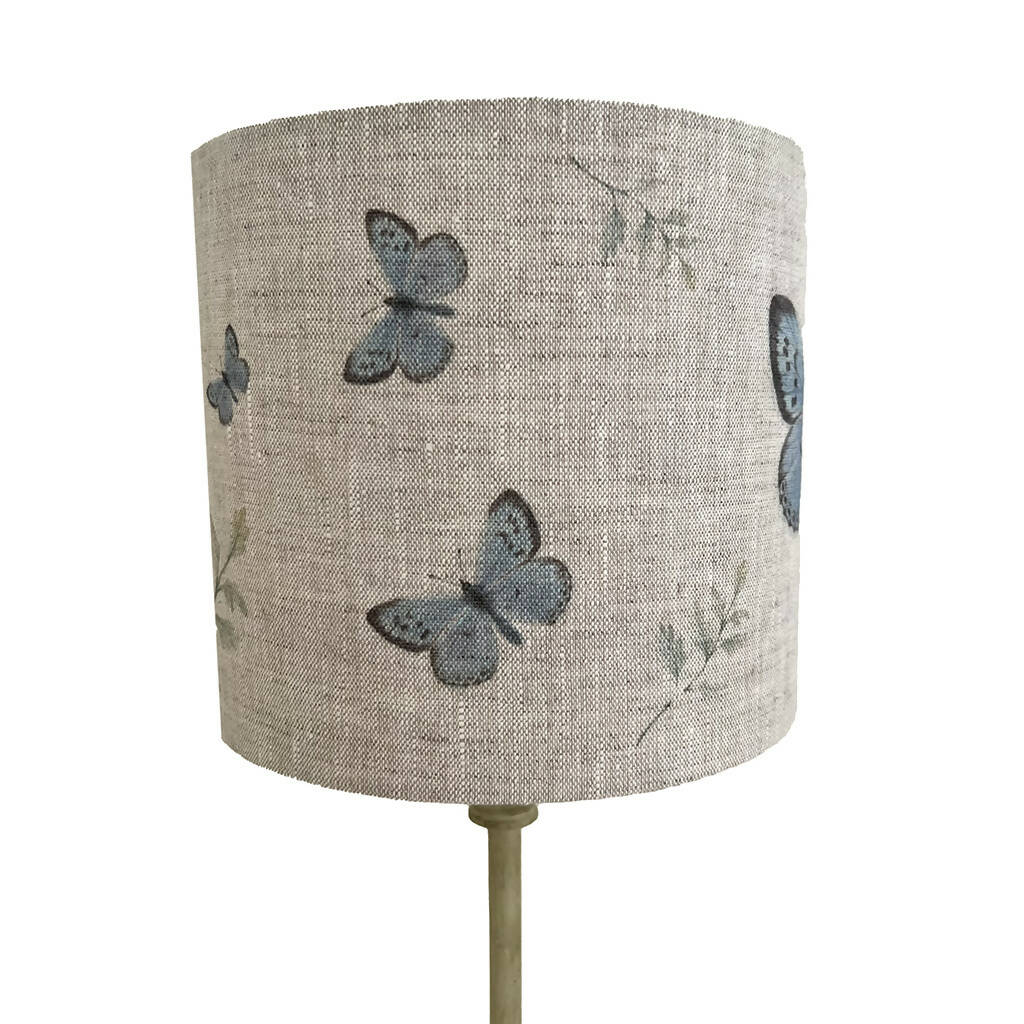 Blue Butterfly Lampshade - Image 2