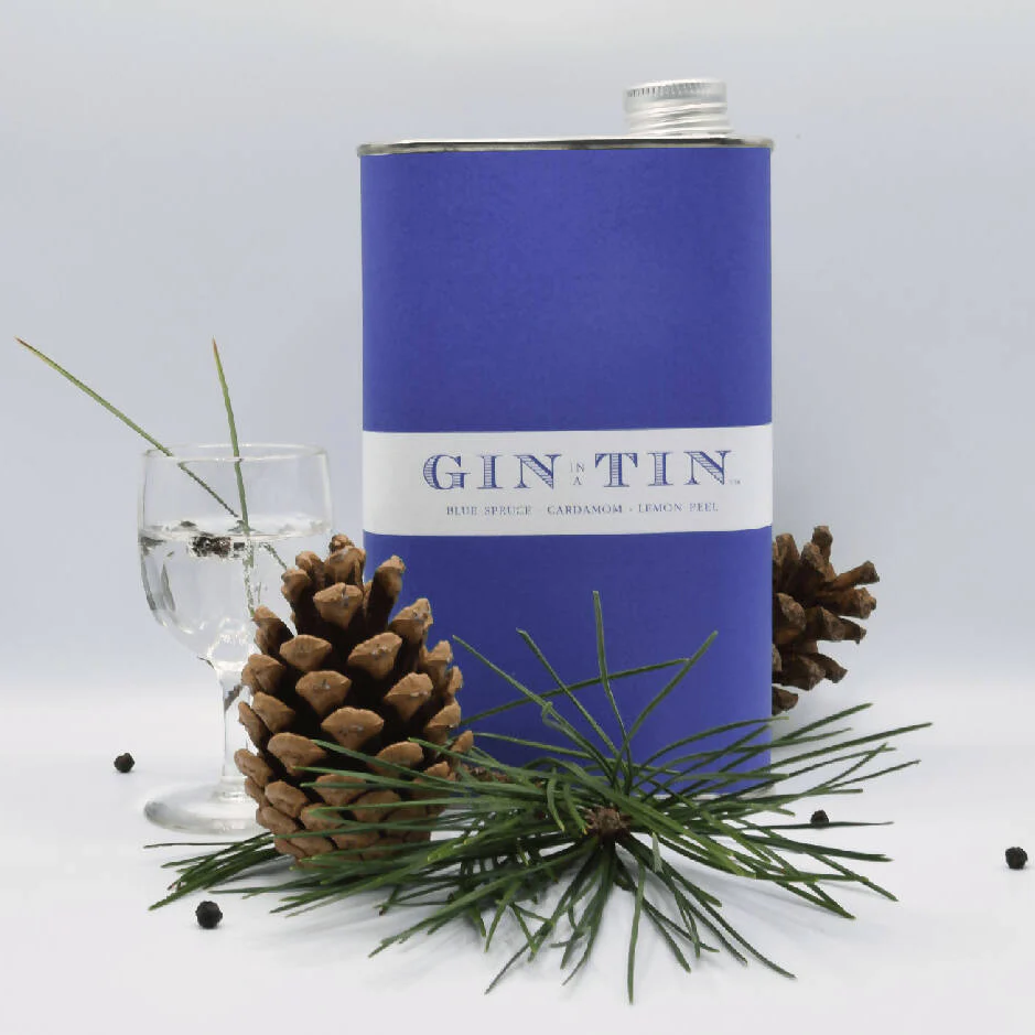 London Dry, Blue Spruce, Lemon Peel & Cardamom Gin In A Tin | 50cl Tin